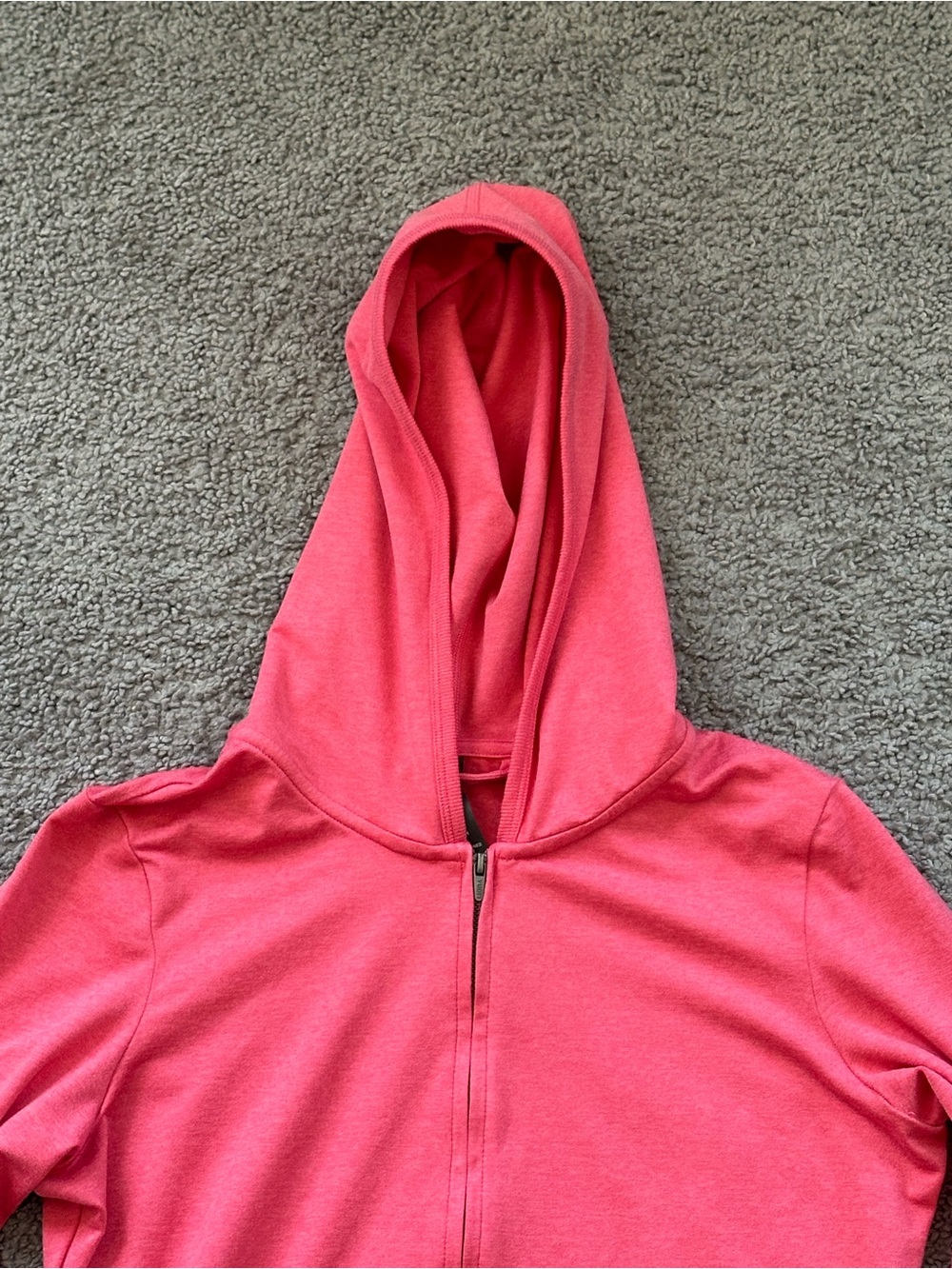 Vuori Halo Mini Full Zip Hoodie Pink Small - Picture 5 of 10
